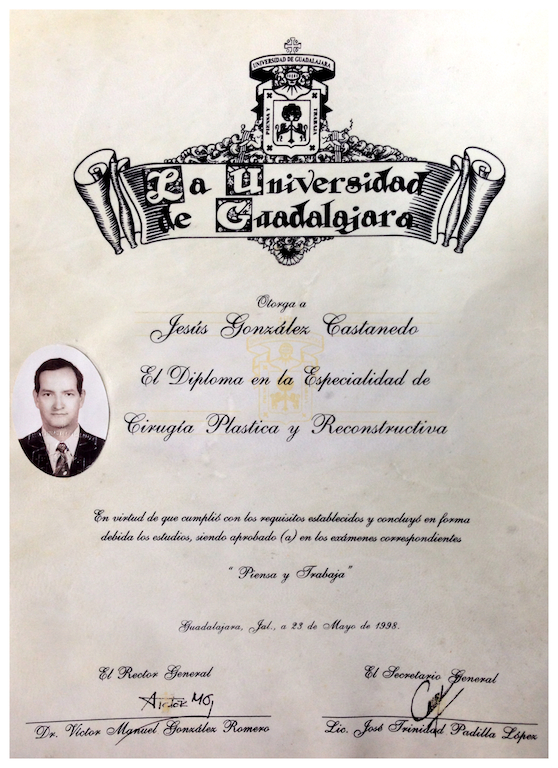 University of Guadalajara Diploma